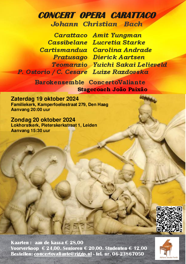 Concert Opera Carattaco van J.C.Bach