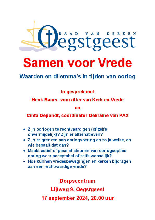 Samen voor Vrede