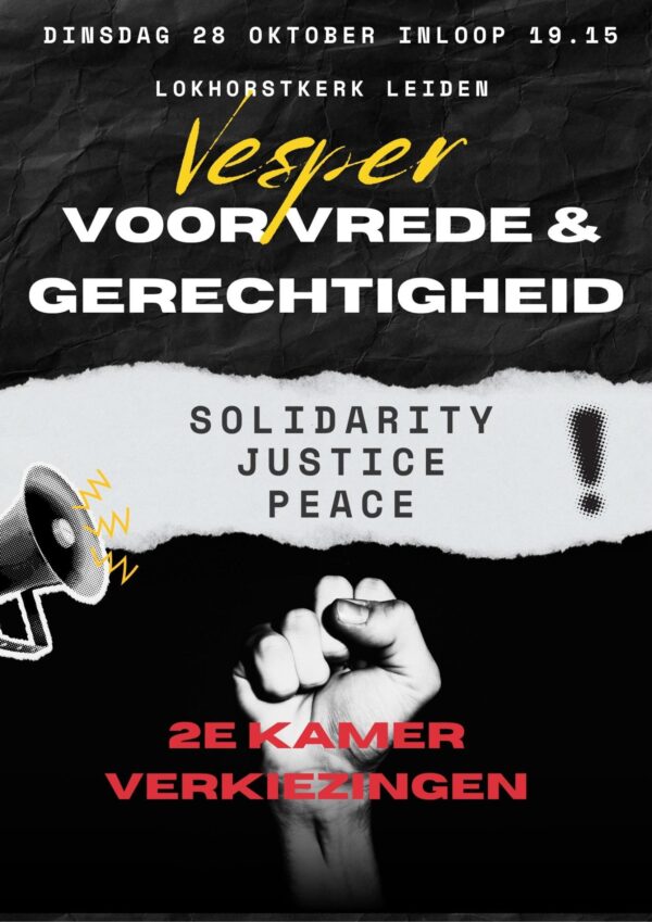 Vesper voor Vrede en Gerechtigheid