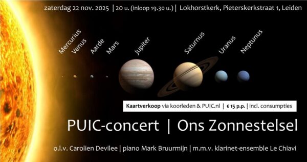 Ons Zonnestelsel – PUIC Concert